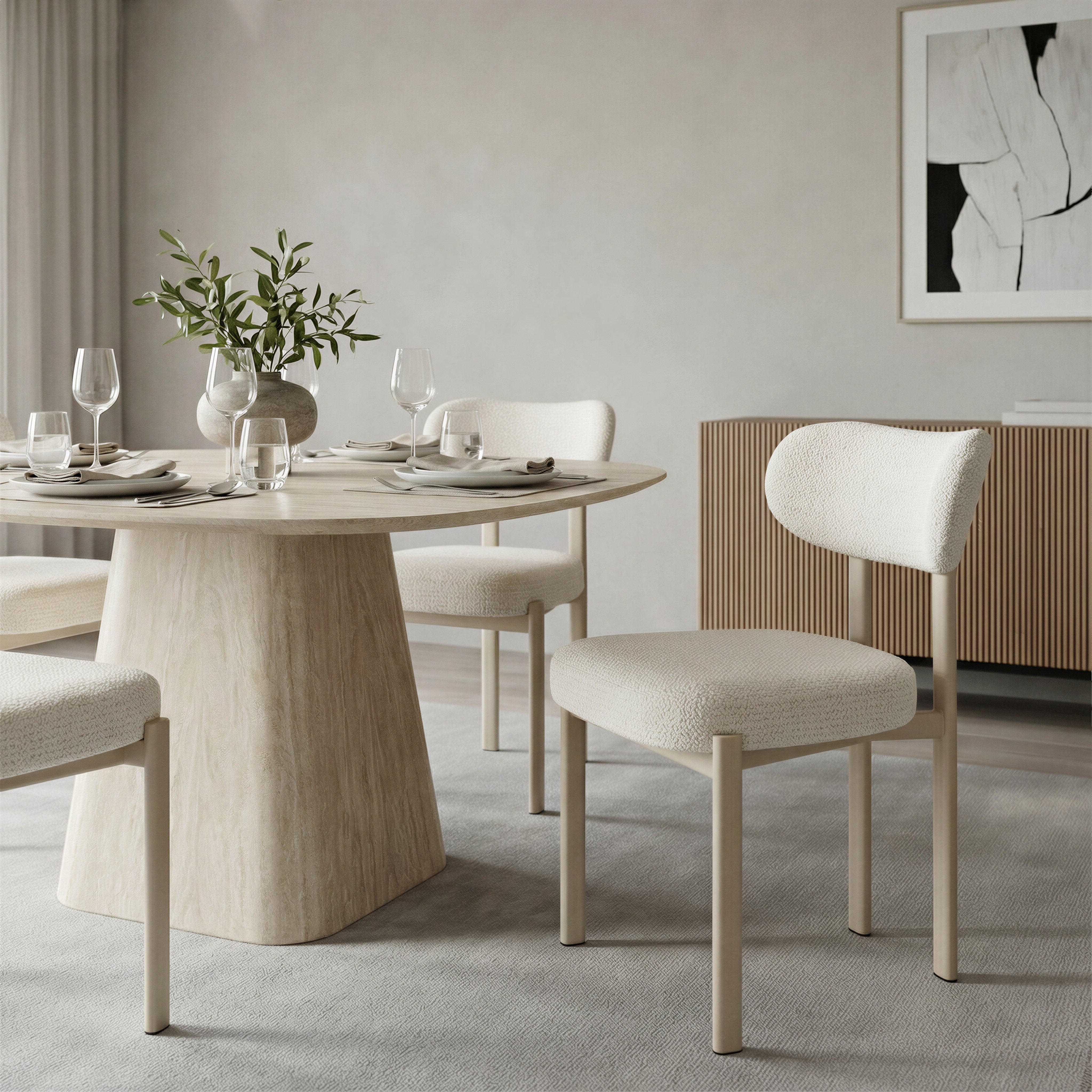 Brim Square Dining Table 51" - Natural