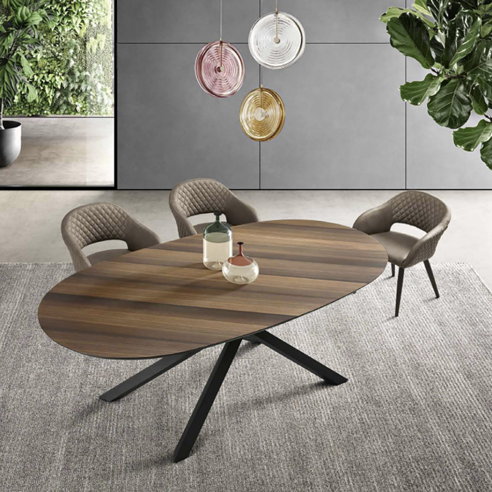 Ron Oval Dining Table - Eucalyptus