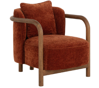 Beatrice Lounge Chair - Opera Spice