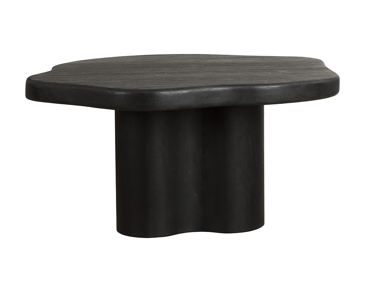 Bellona Dining Table 68.5in - Charcoal Black