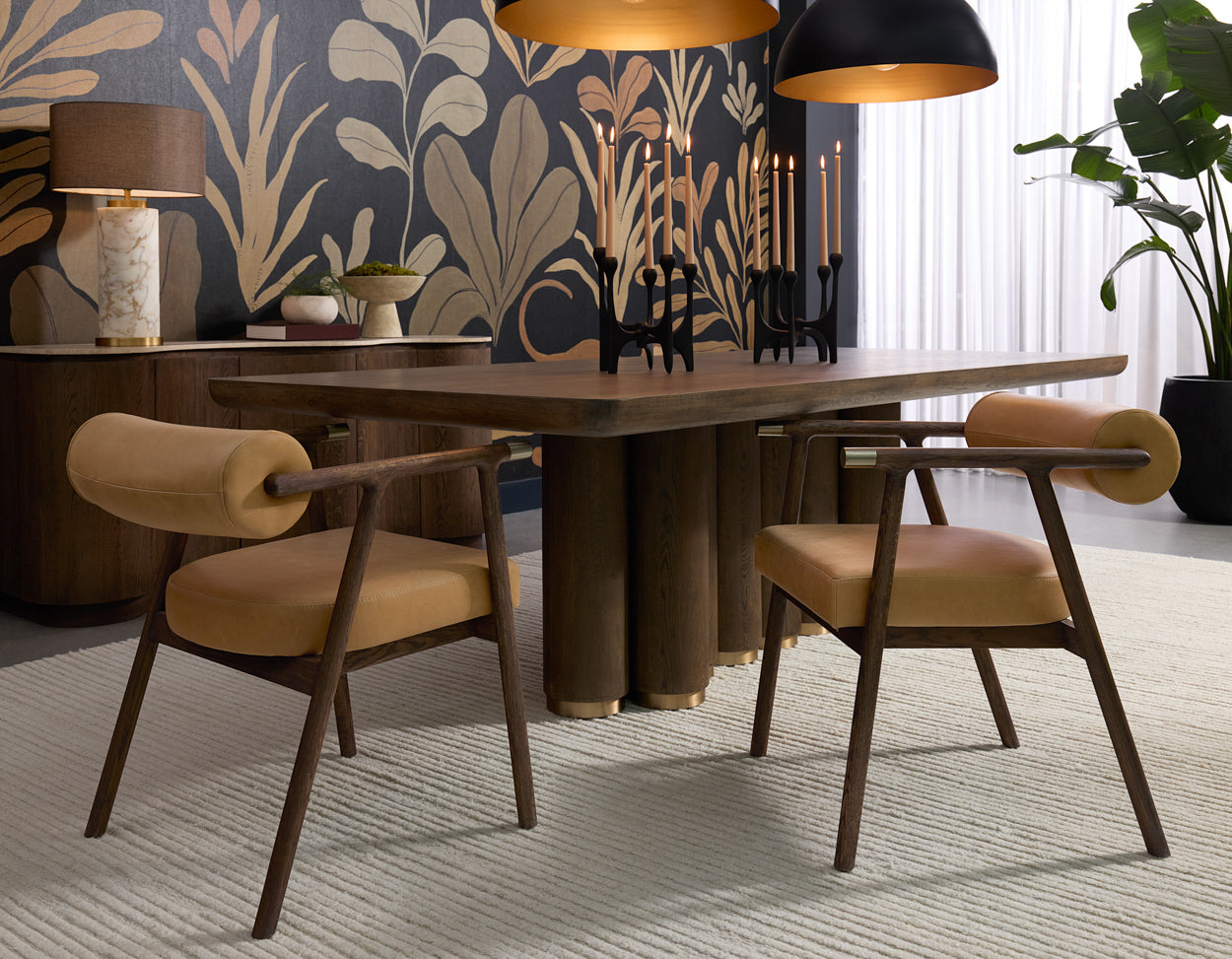 Salix Dining Table 102in - Brown
