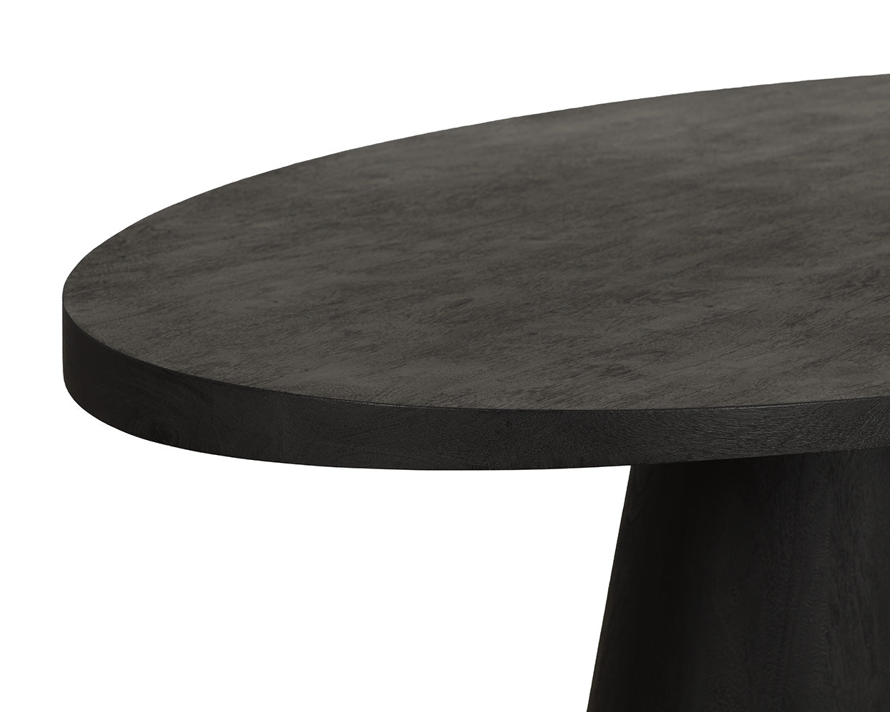 Tasmin Oval Dining Table 98in - Black