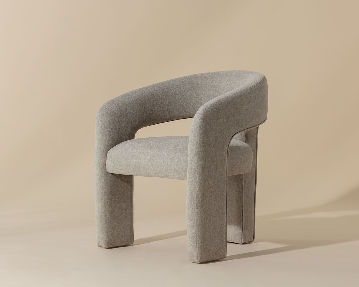Isidore Dining Armchair - Ernst Sandstone