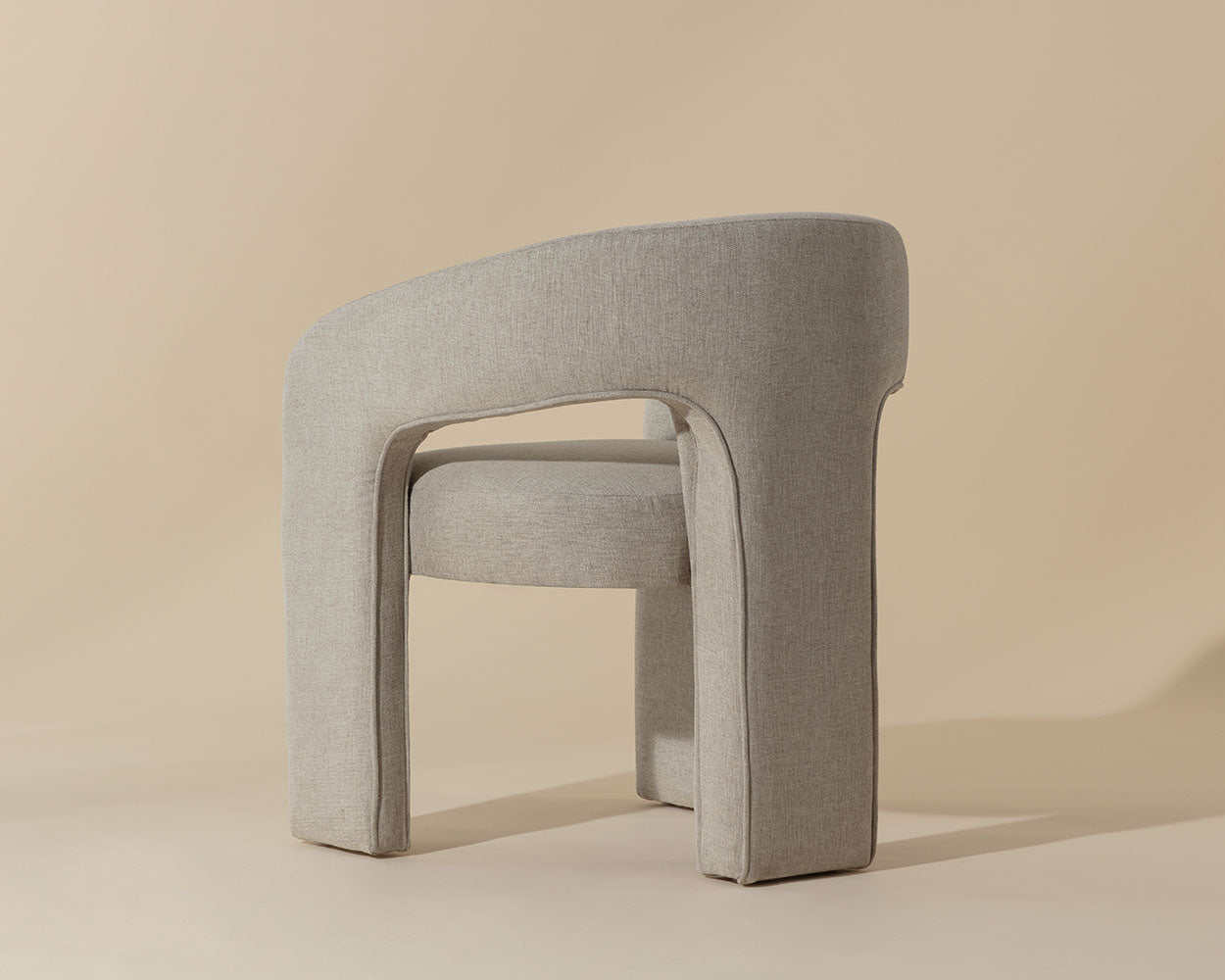 Isidore Dining Armchair - Ernst Sandstone