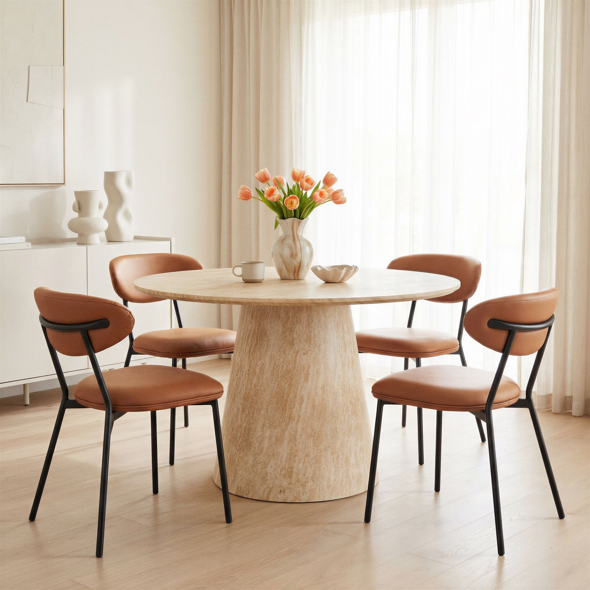 Rorun Dining Chair - Brown