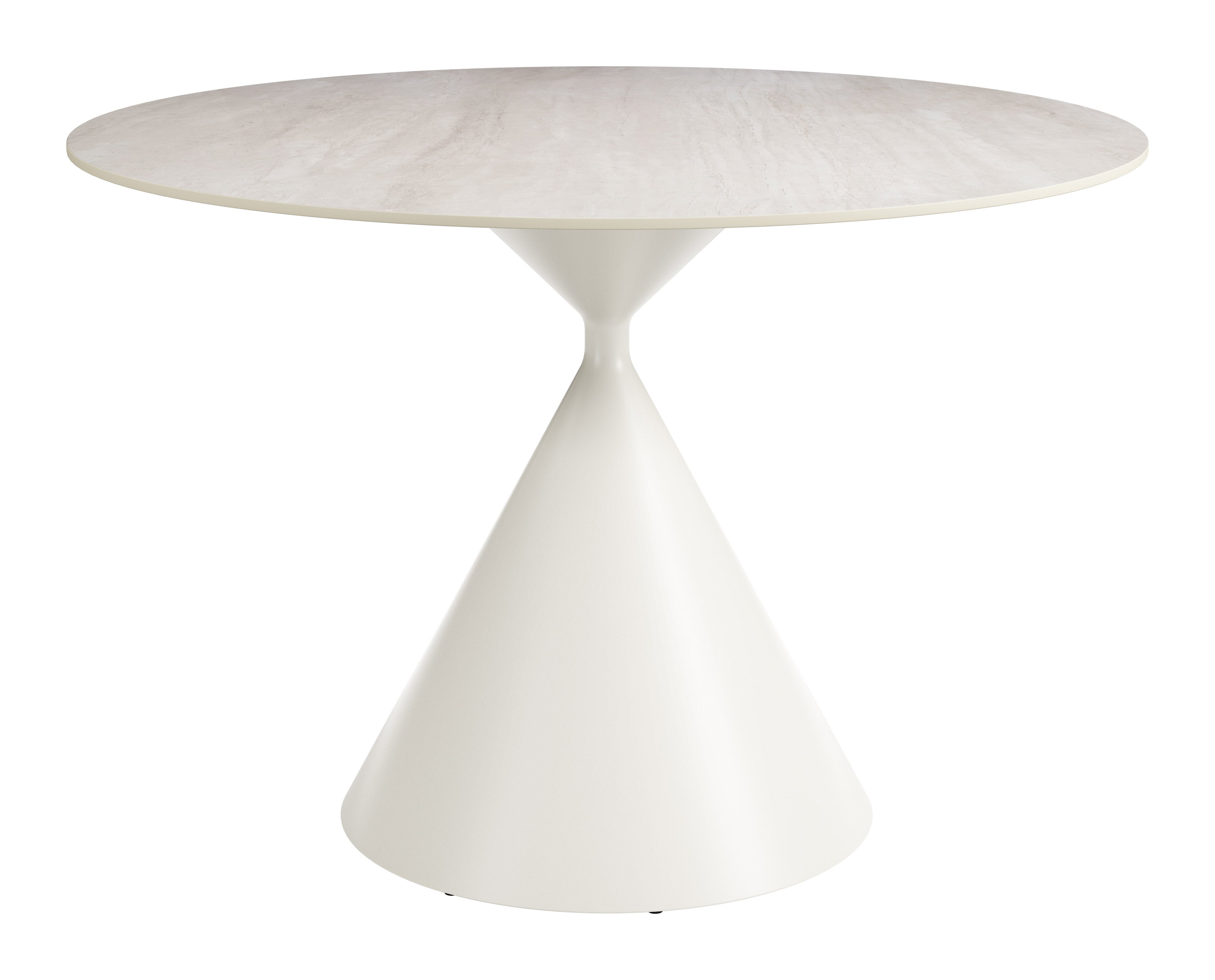 Plinn Round Dining Table 43" - Light Beige
