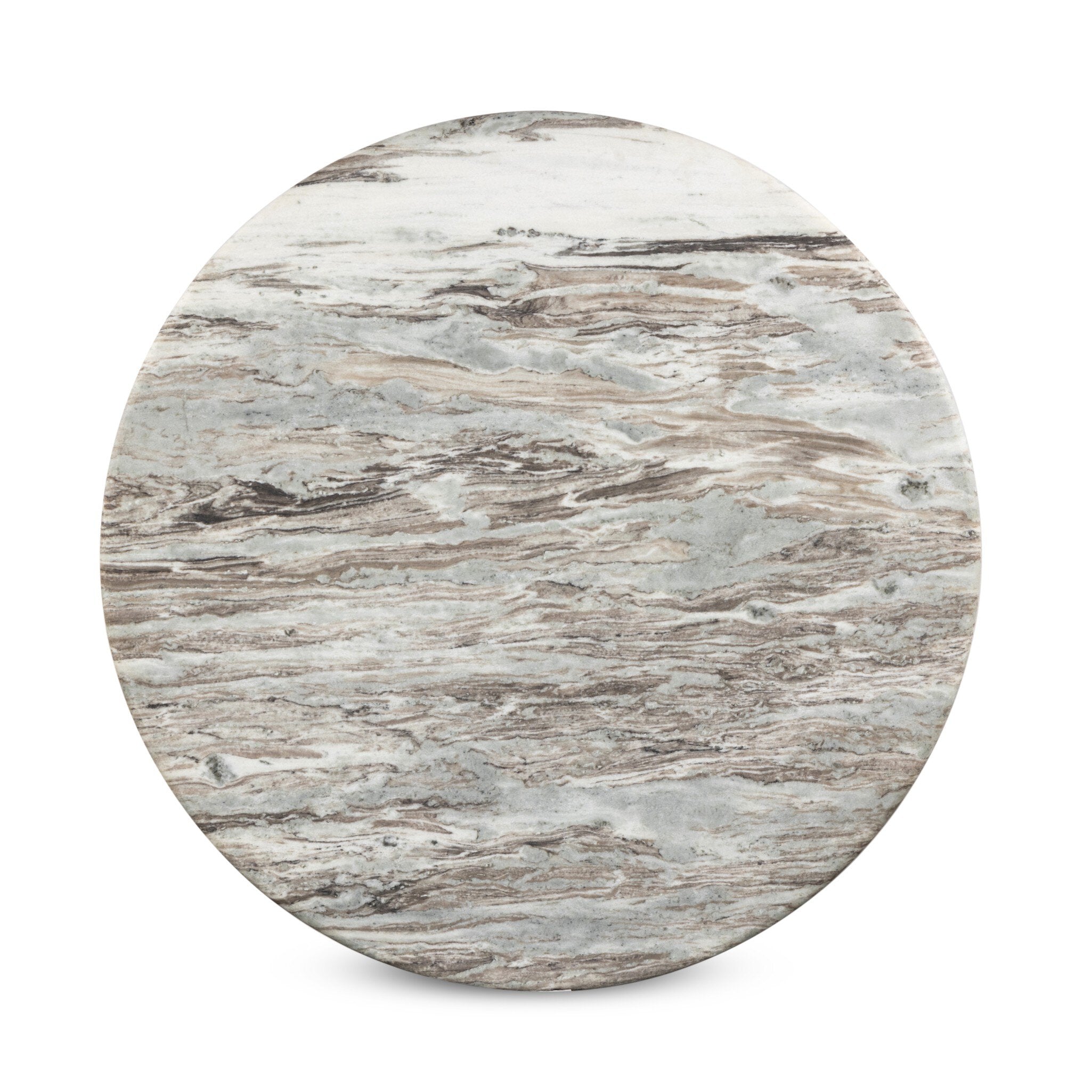 Figueroa Round Dining Table 60in in Sawar Marble - top view