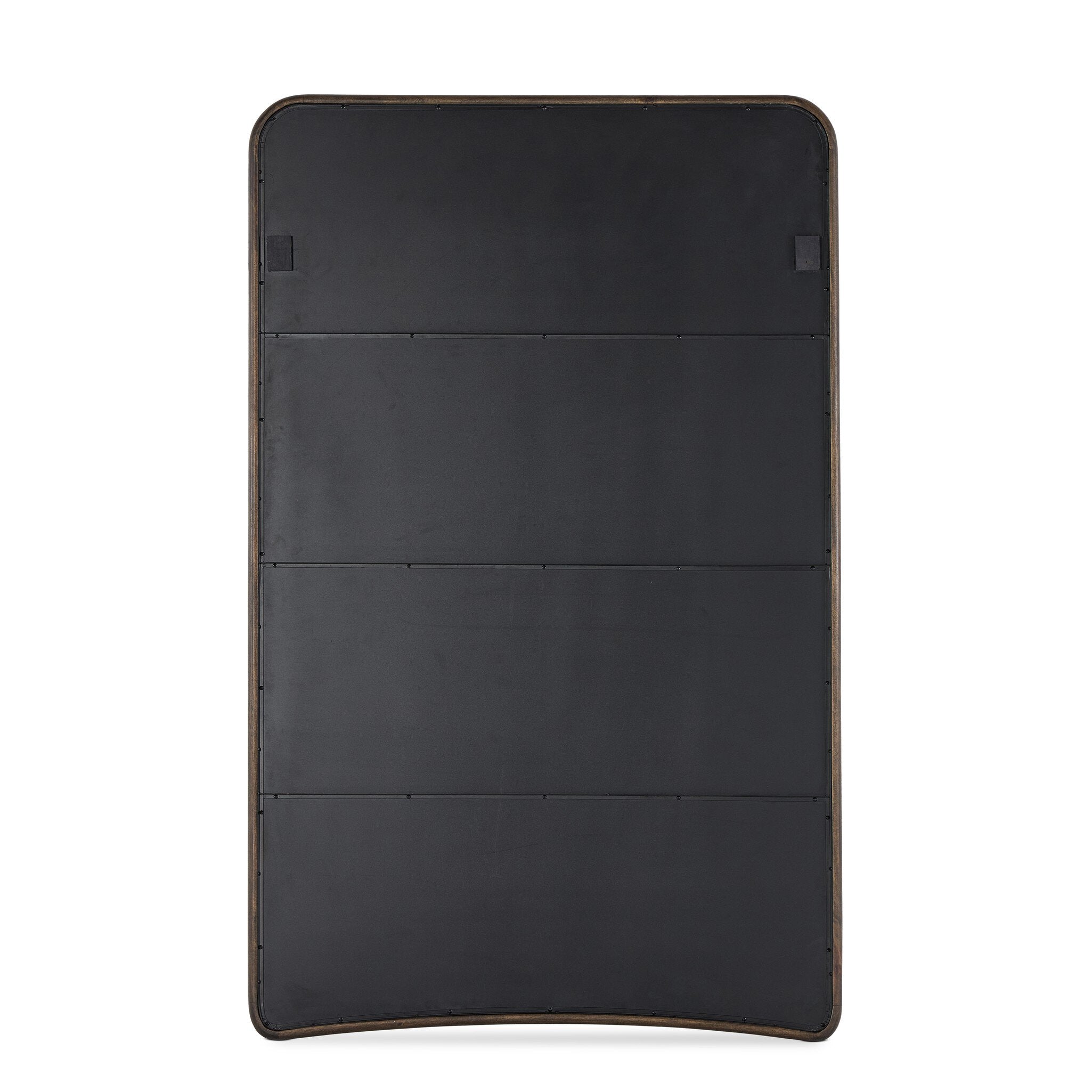 Madrano Floor Mirror in Aged Brown - back view