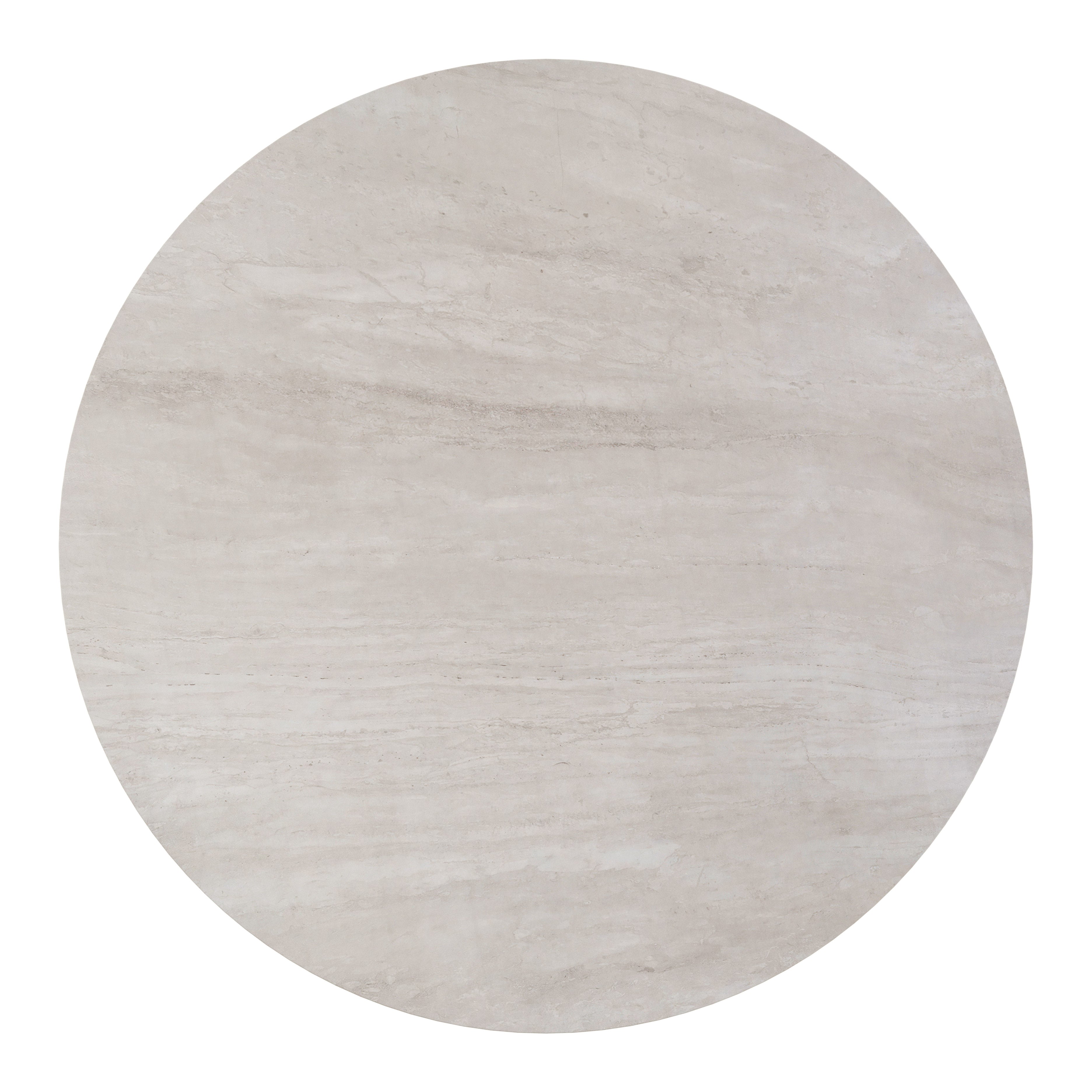 Plinn Round Dining Table 43" - Light Beige