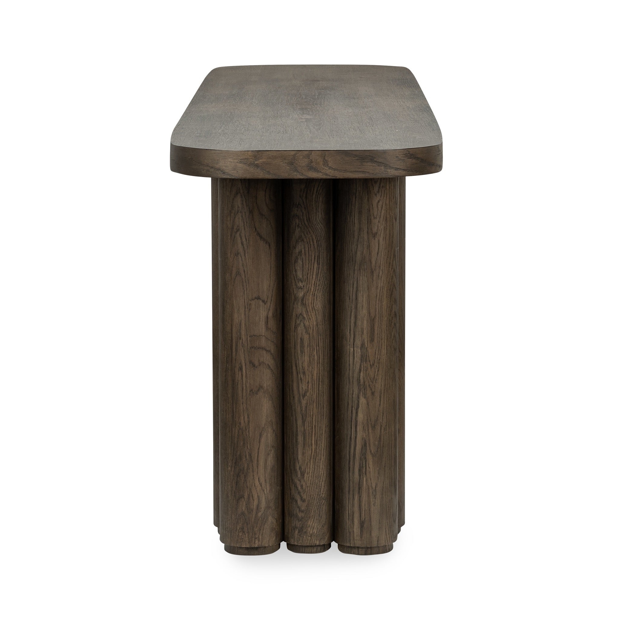 Tiber Console Table 90in - Toasted Brown