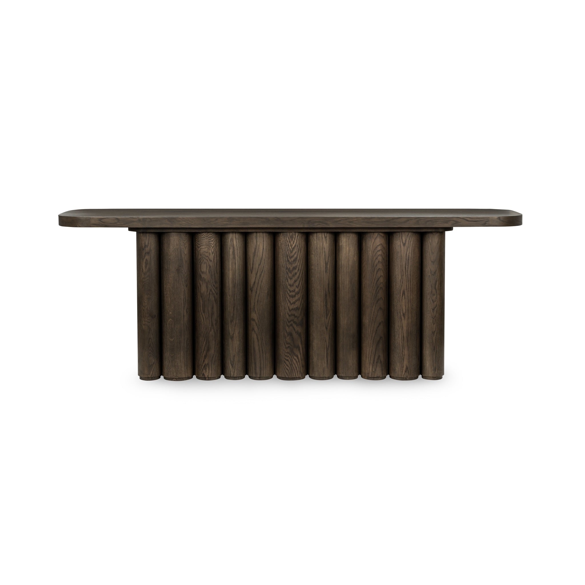 Tiber Console Table 90in - Toasted Brown