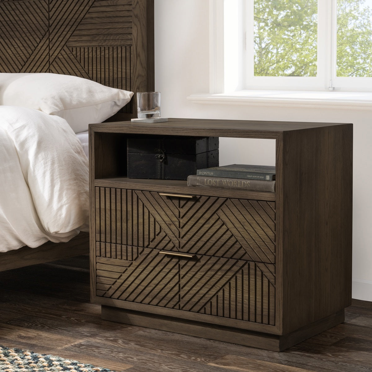Santa Clara Nightstand - Toasted Brown