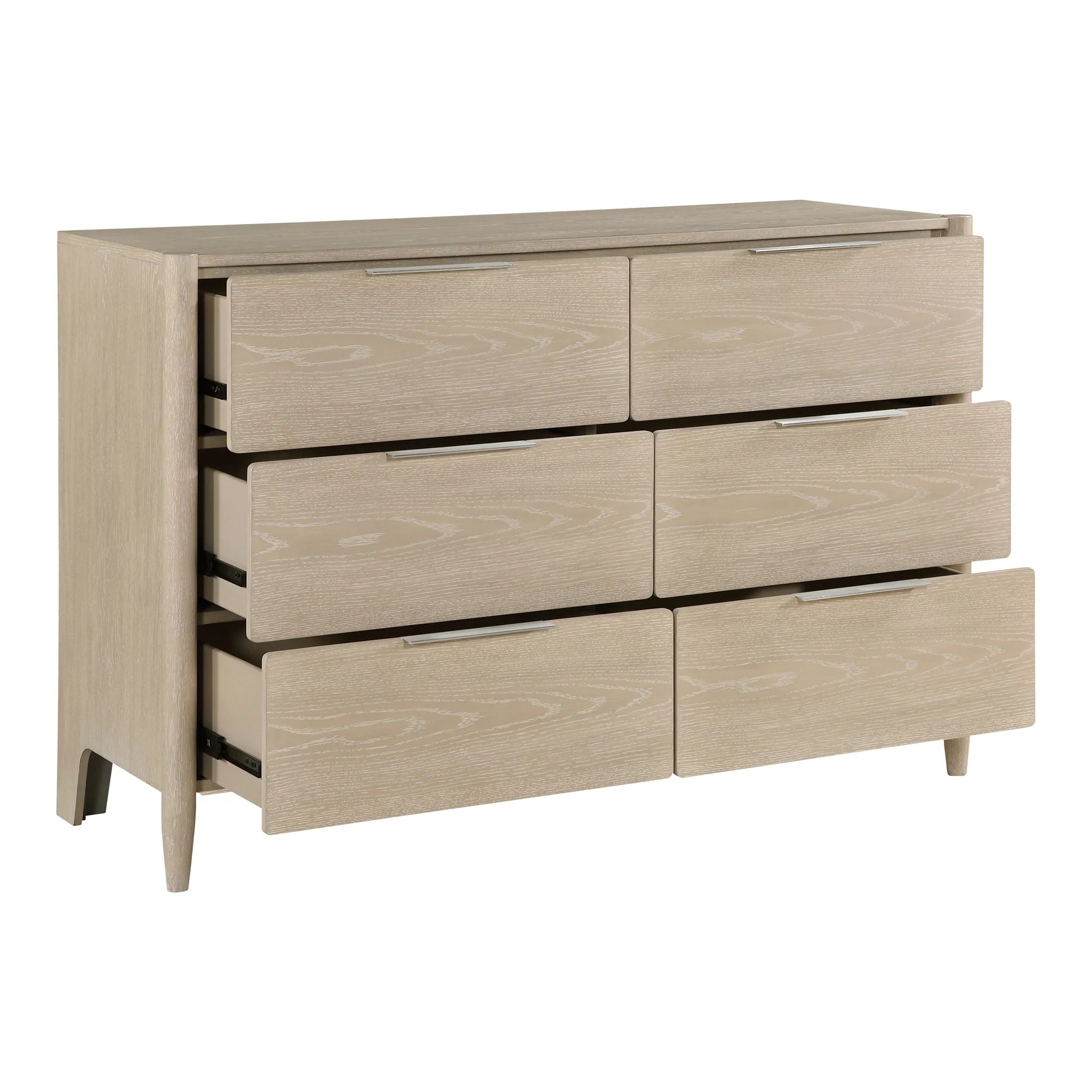 Matteo 6-Drawer Dresser - Light Oak
