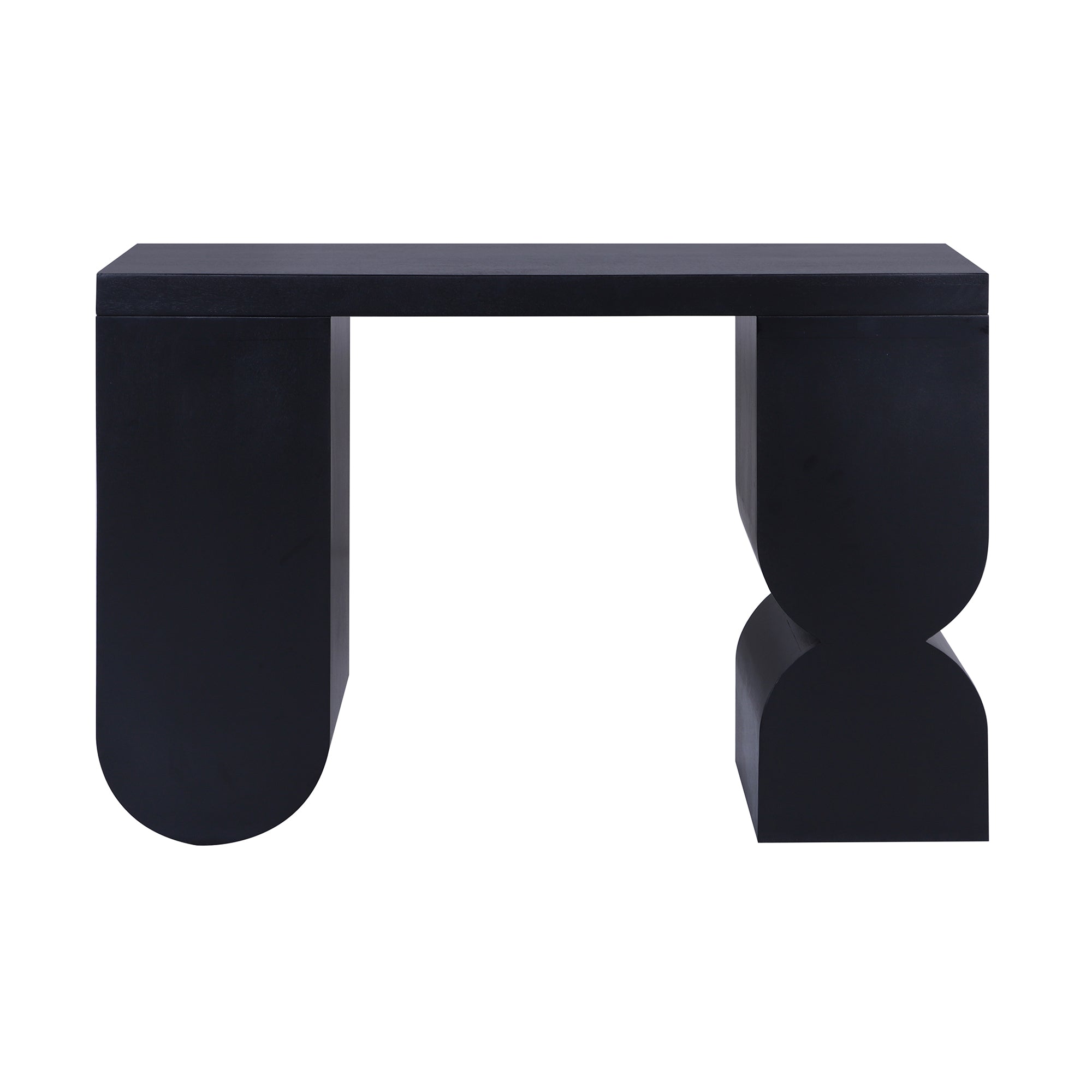 46in Funky Modern Console Table - Black