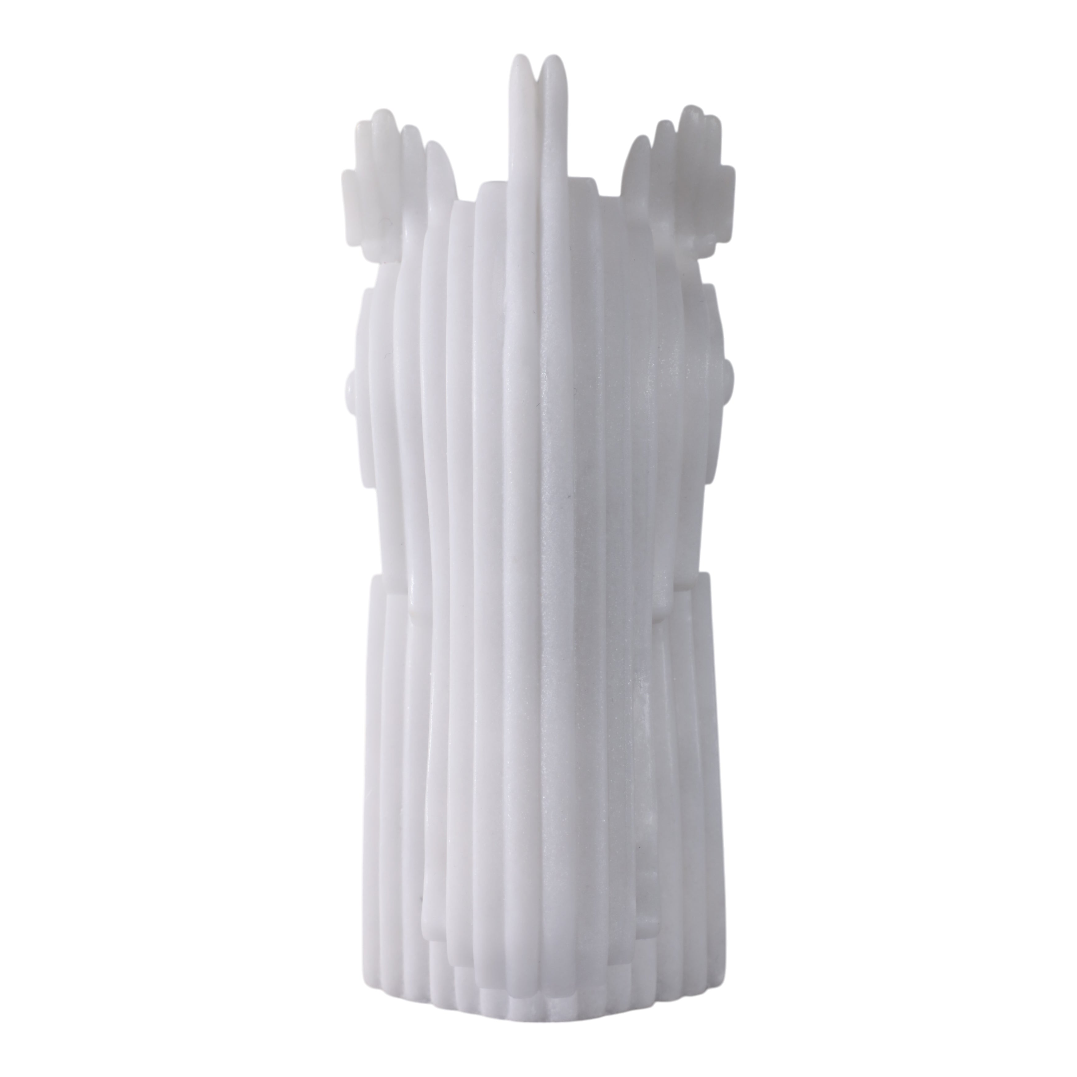 12x10in Resin Horse Head Sculpture White