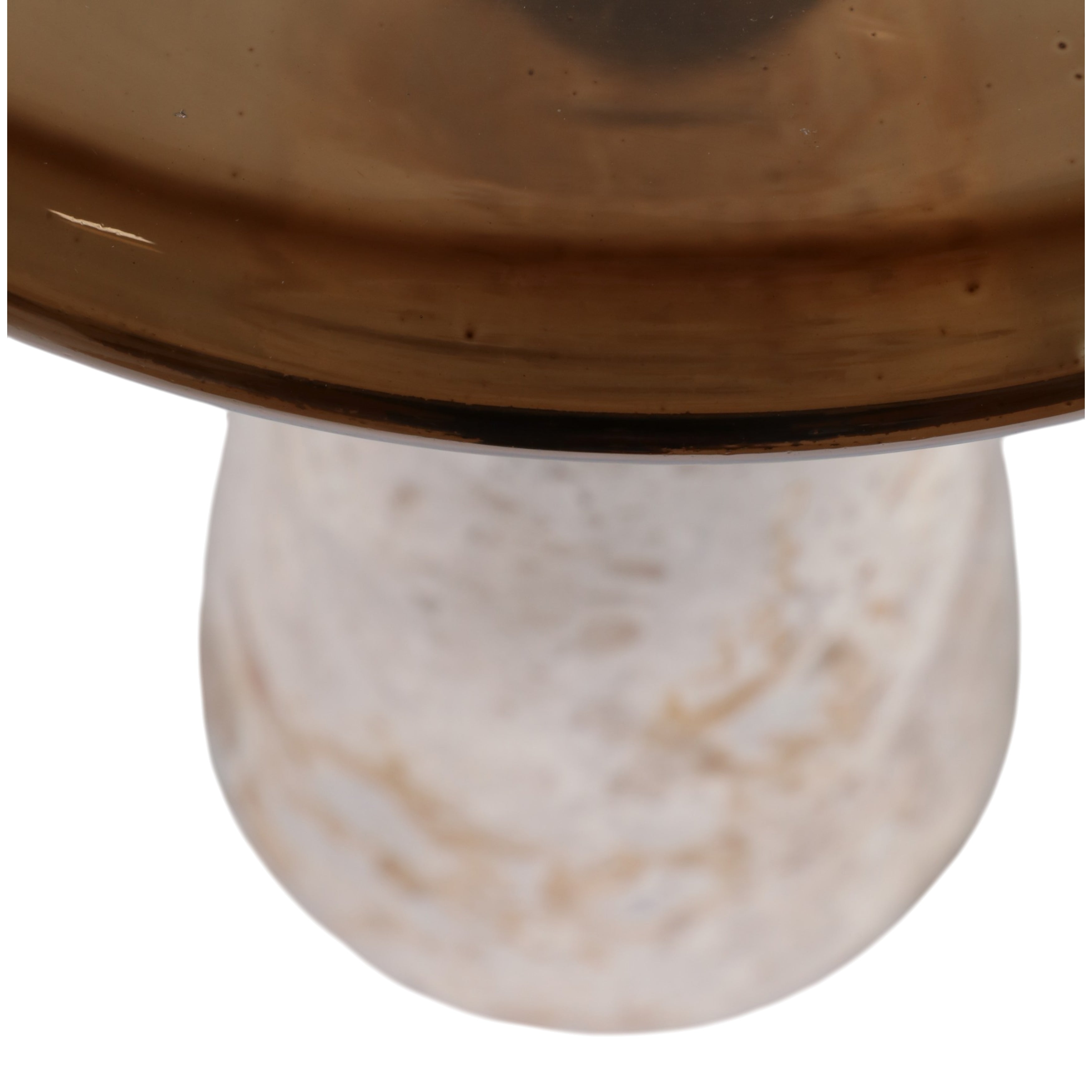 14in Tiro Accent Table - Chocolate Marble & Glass