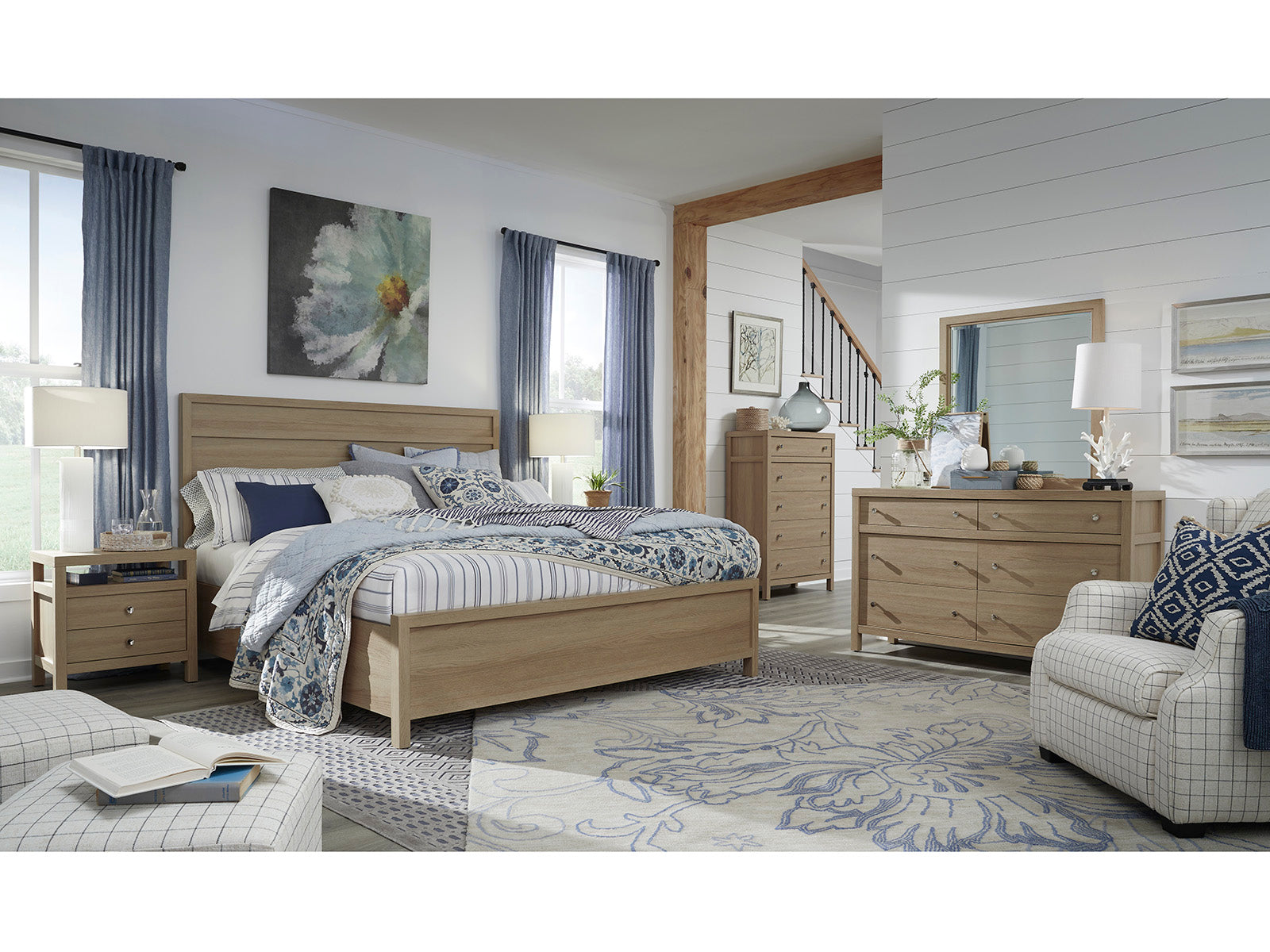 Merrifield Upholstered Panel Bed - view 6