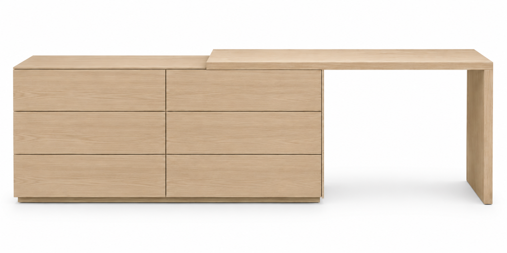 Vex Extension Dresser - Natural White Oak