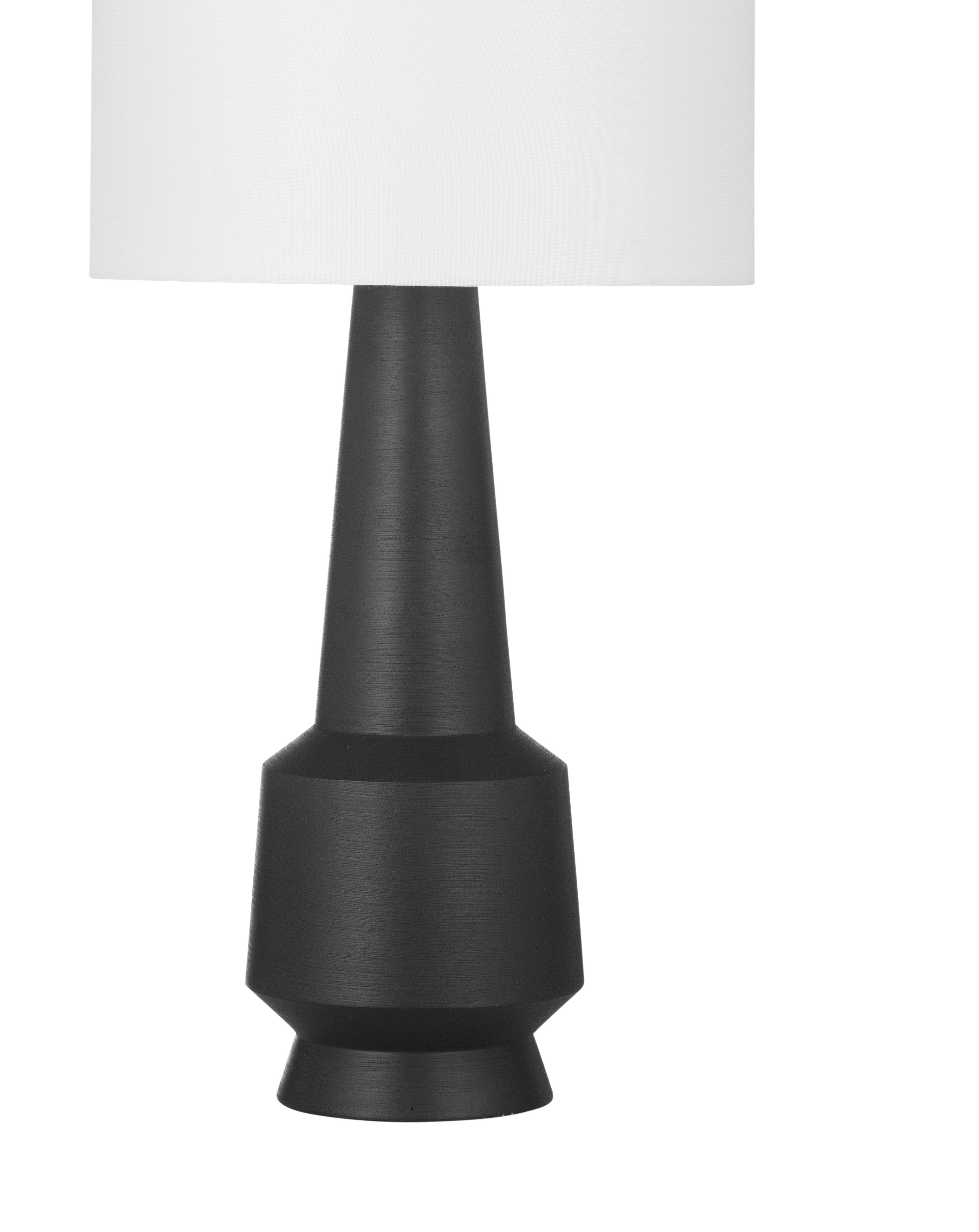 Obsidian Table Lamp base detail