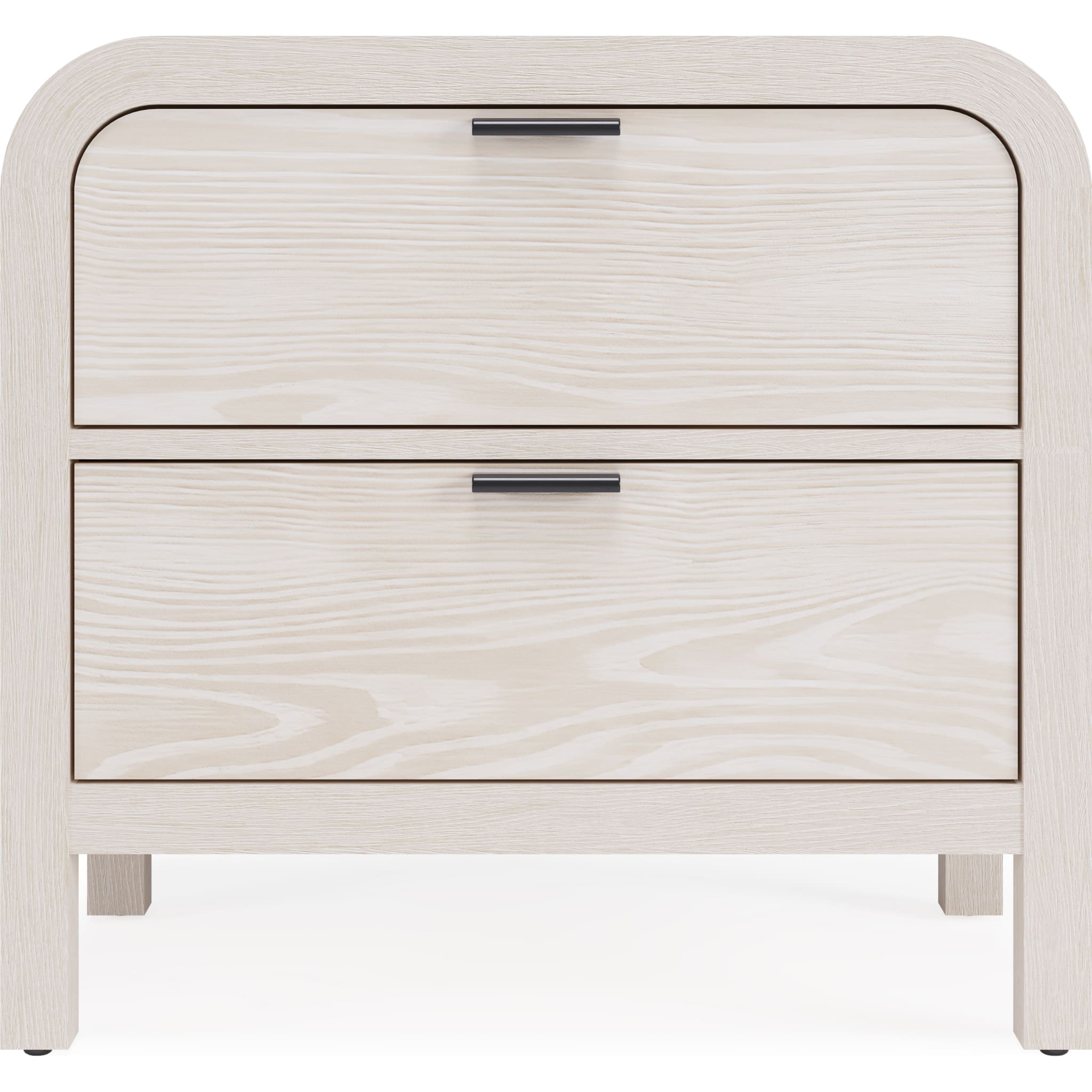 Drake 2-Drawer Nightstand with USB - Sugar
