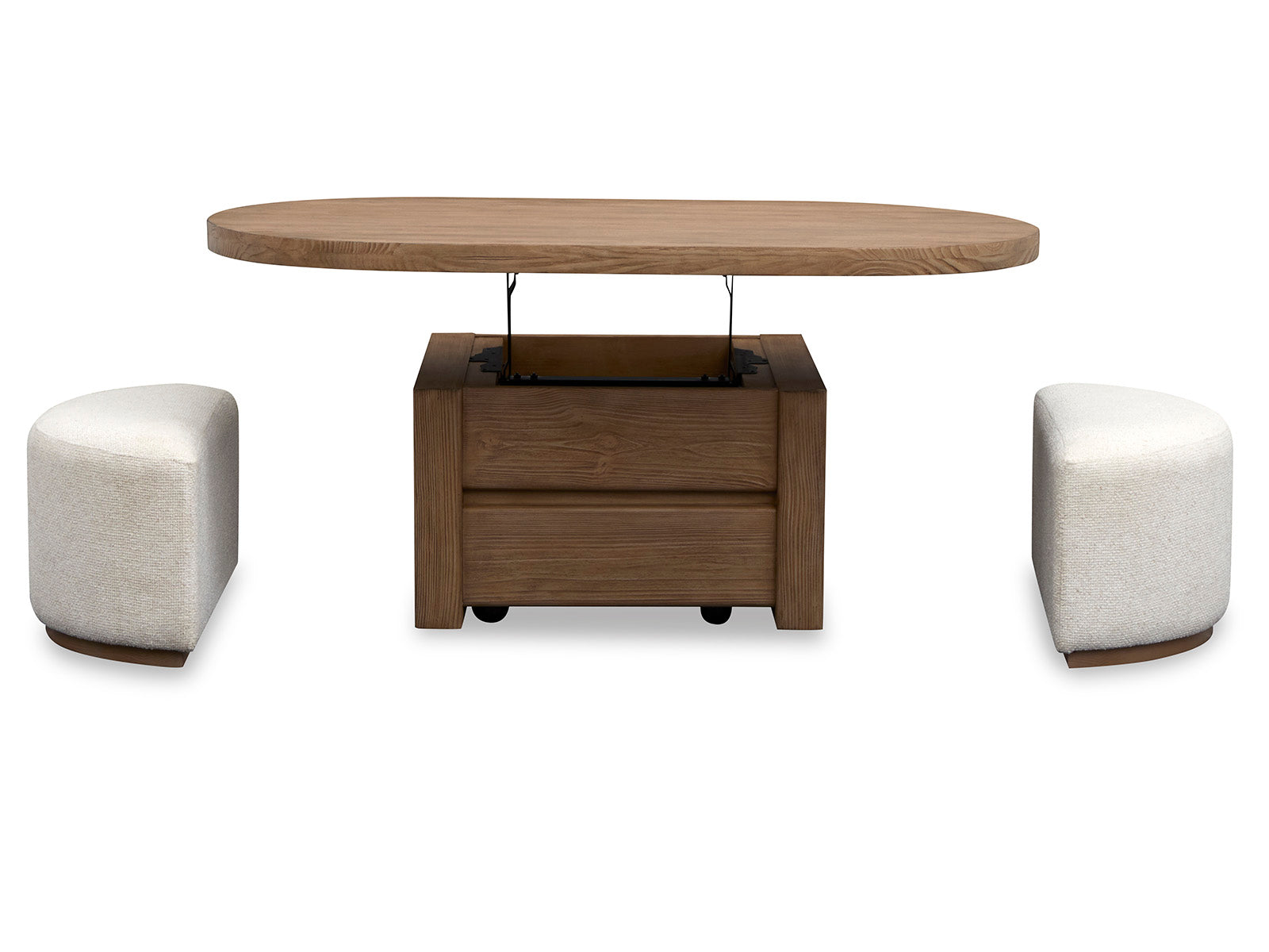 Hayden Lift-Top Coffee Table with Stools - view 11