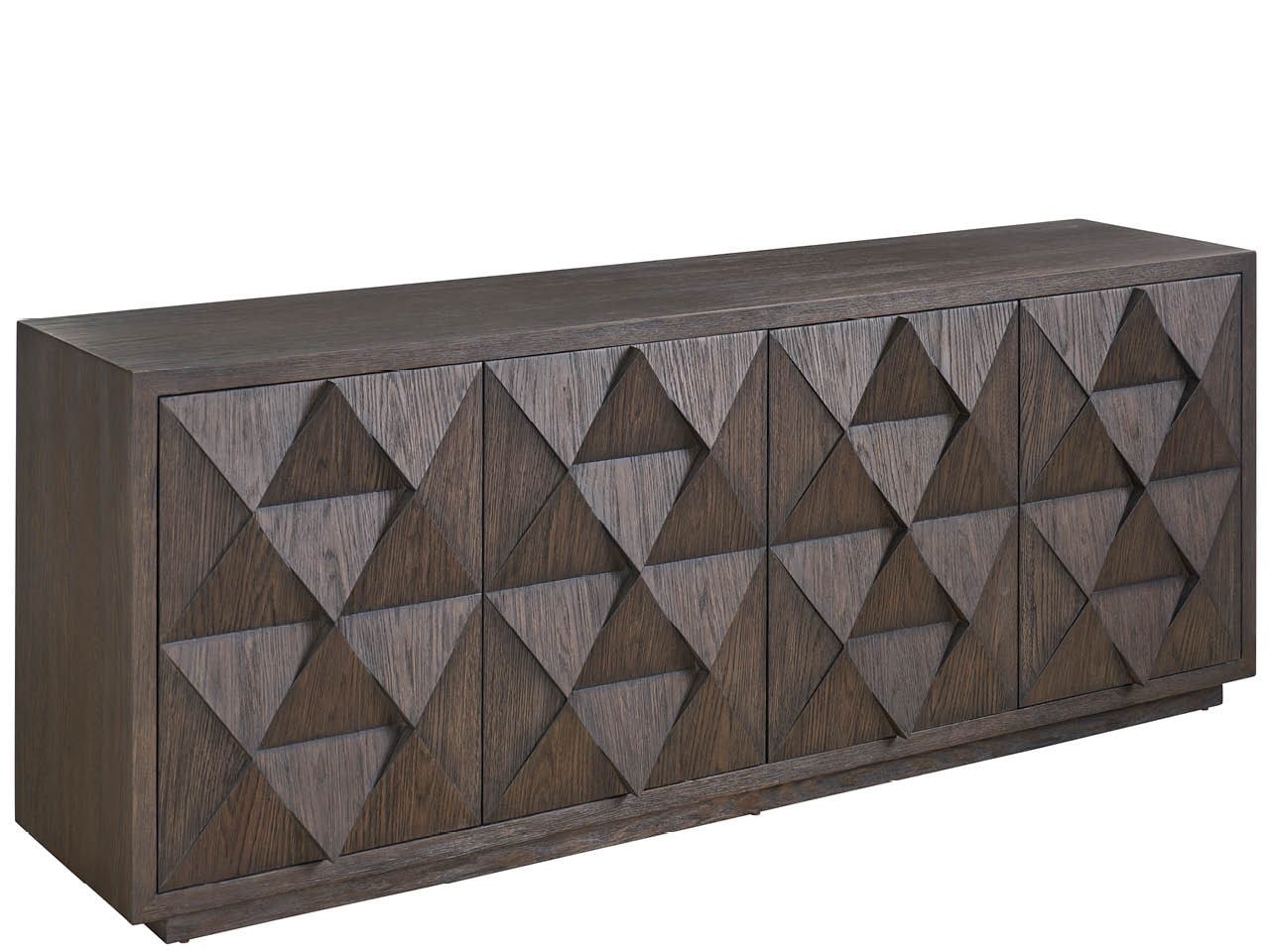 Modern Sable Credenza 84in - Sable