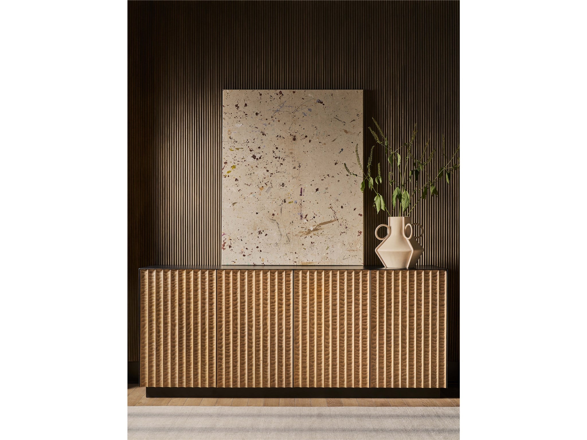Noir Credenza 81in