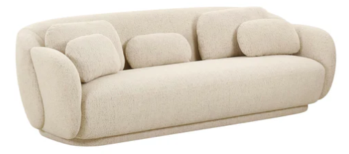 Misty Boucle Sofa - Cream