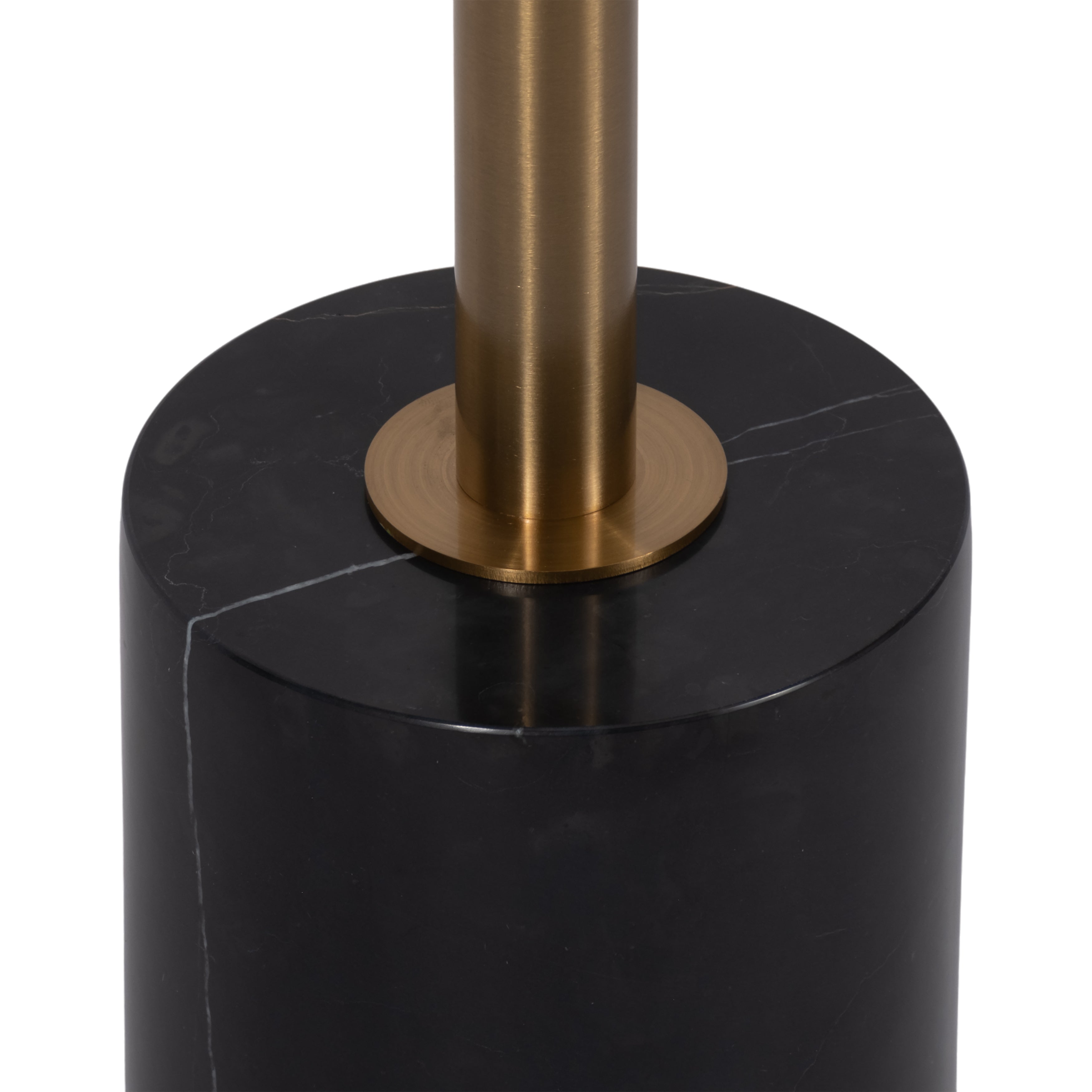 21in Elisia Accent Table - Acrylic & Marble