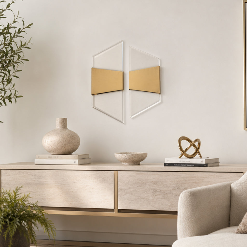 Set of 2 Tarusa Wall Decor - Acrylic