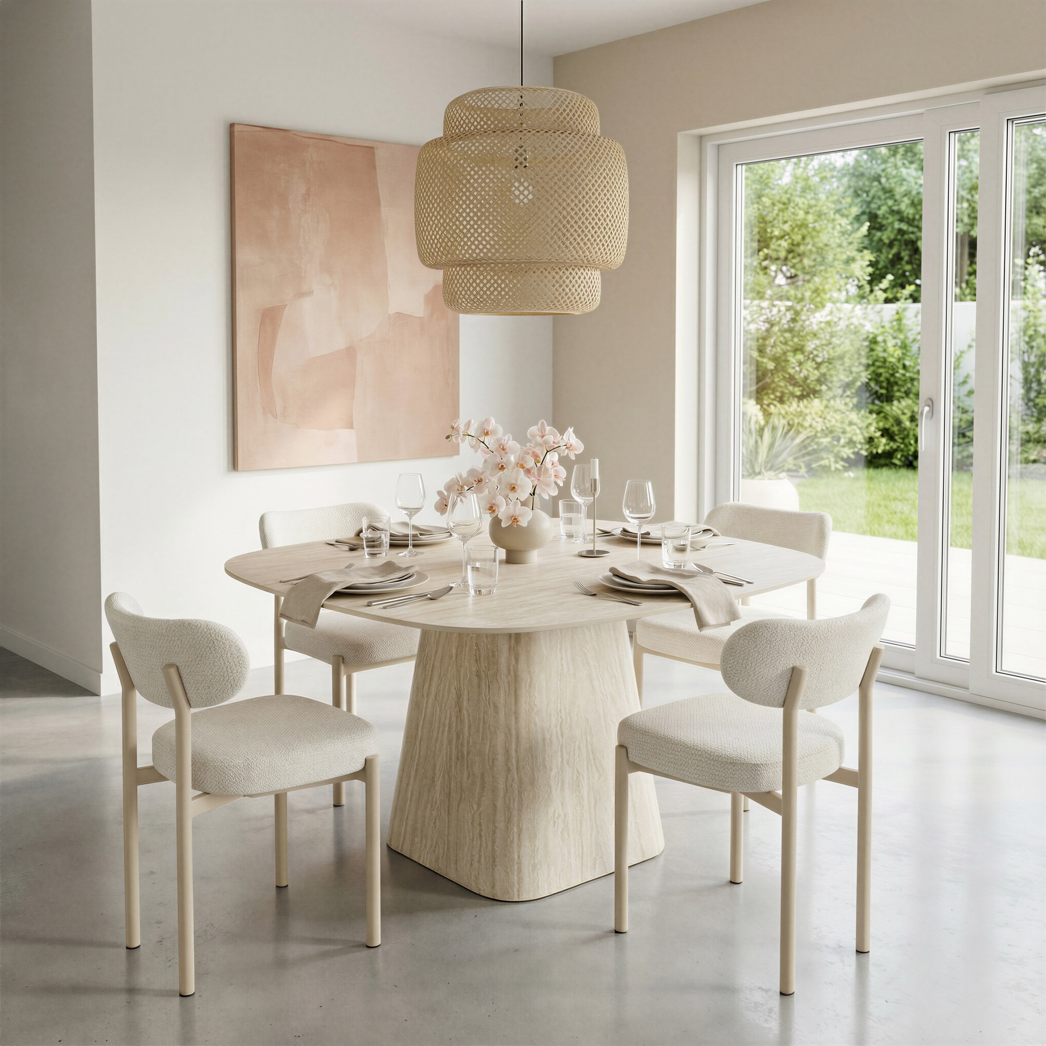 Brim Square Dining Table 51" - Natural