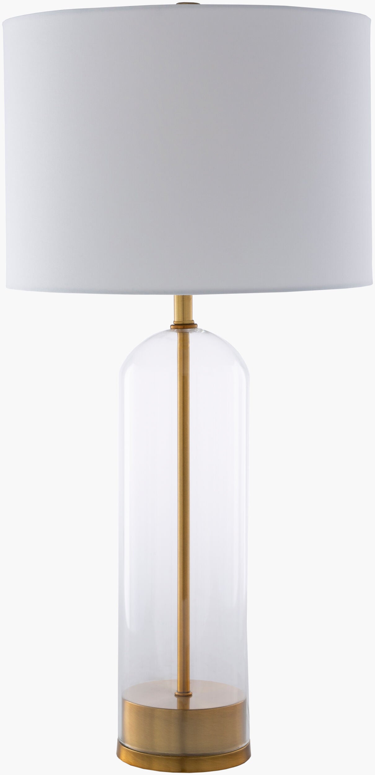 Carthage Table Lamp - Clear/Gold