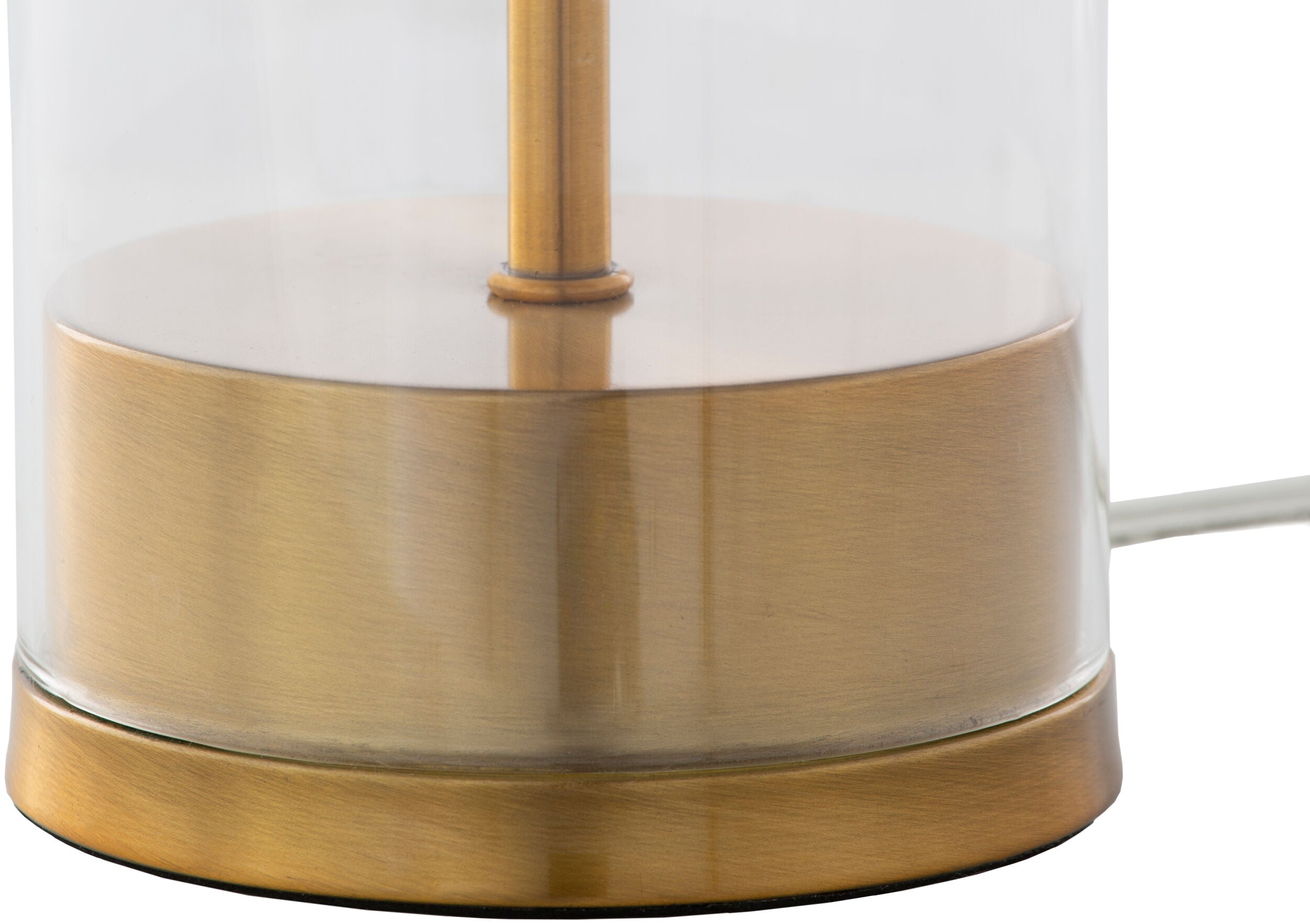 Carthage Table Lamp - Clear/Gold