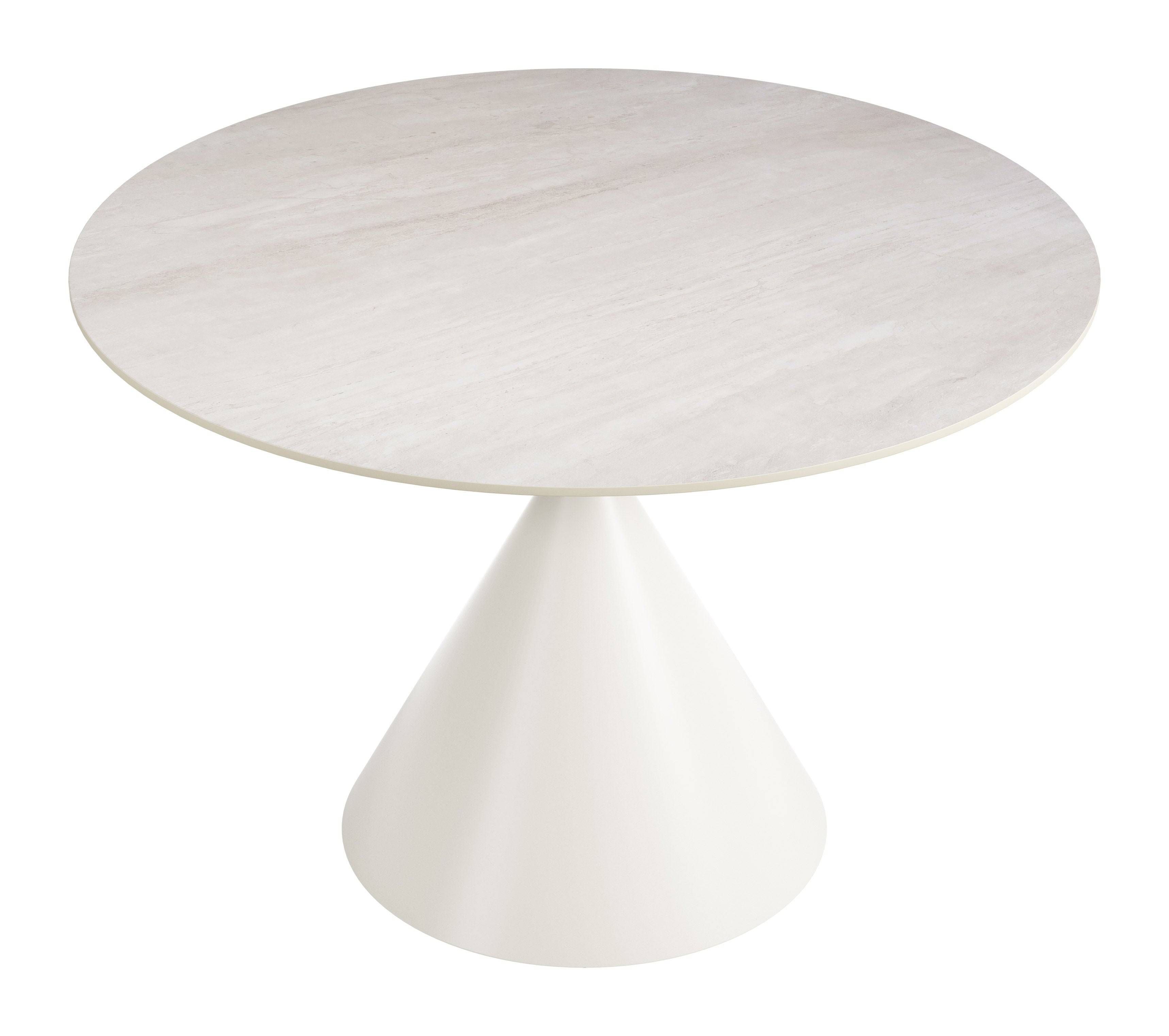 Plinn Round Dining Table 43" - Light Beige