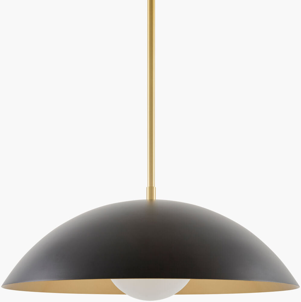 Eldra Pendant - Metallic Brass/Black
