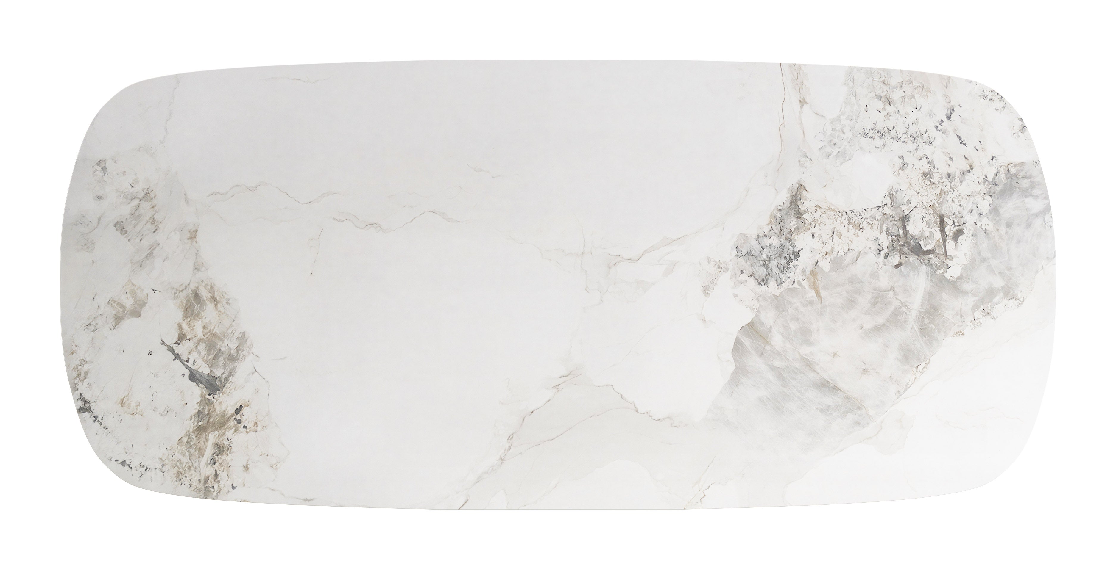 Nooka Dining Table 71" - White & Natural