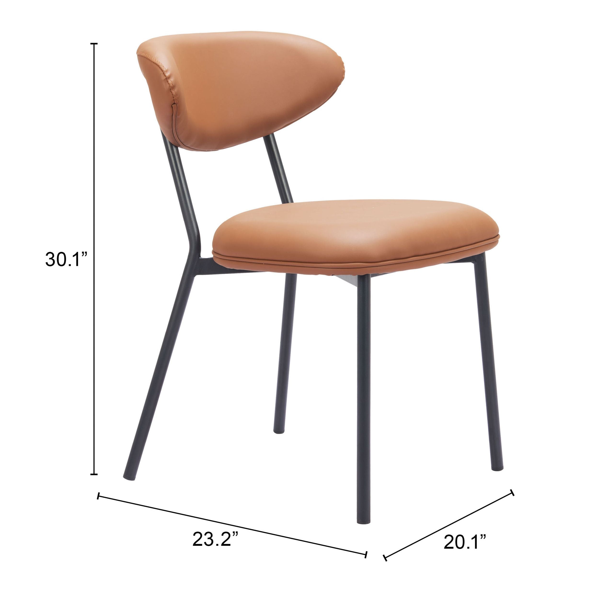 Rorun Dining Chair - Brown