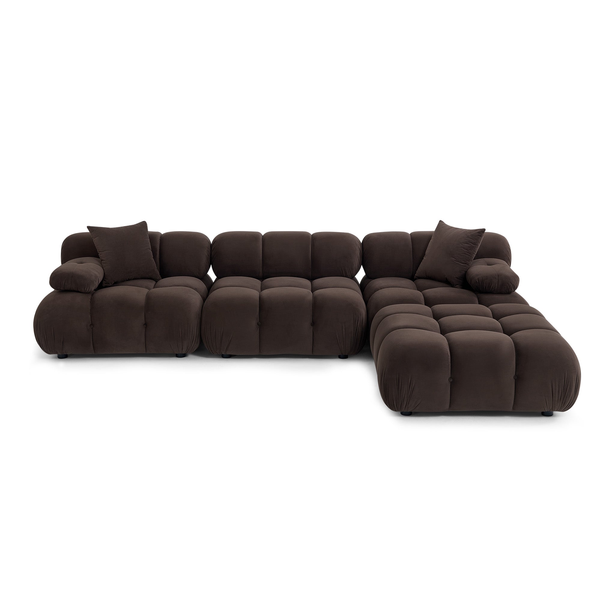 Calliope 4-Piece Modular Sectional - Performance Velvet