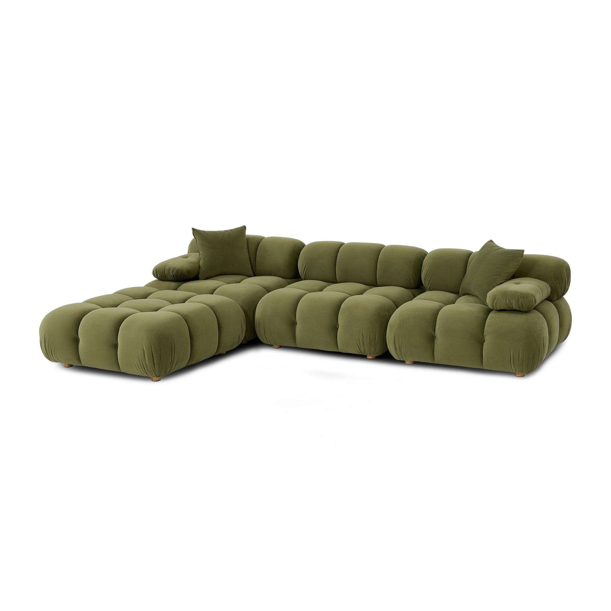 Calliope 4-Piece Modular Sectional - Performance Velvet