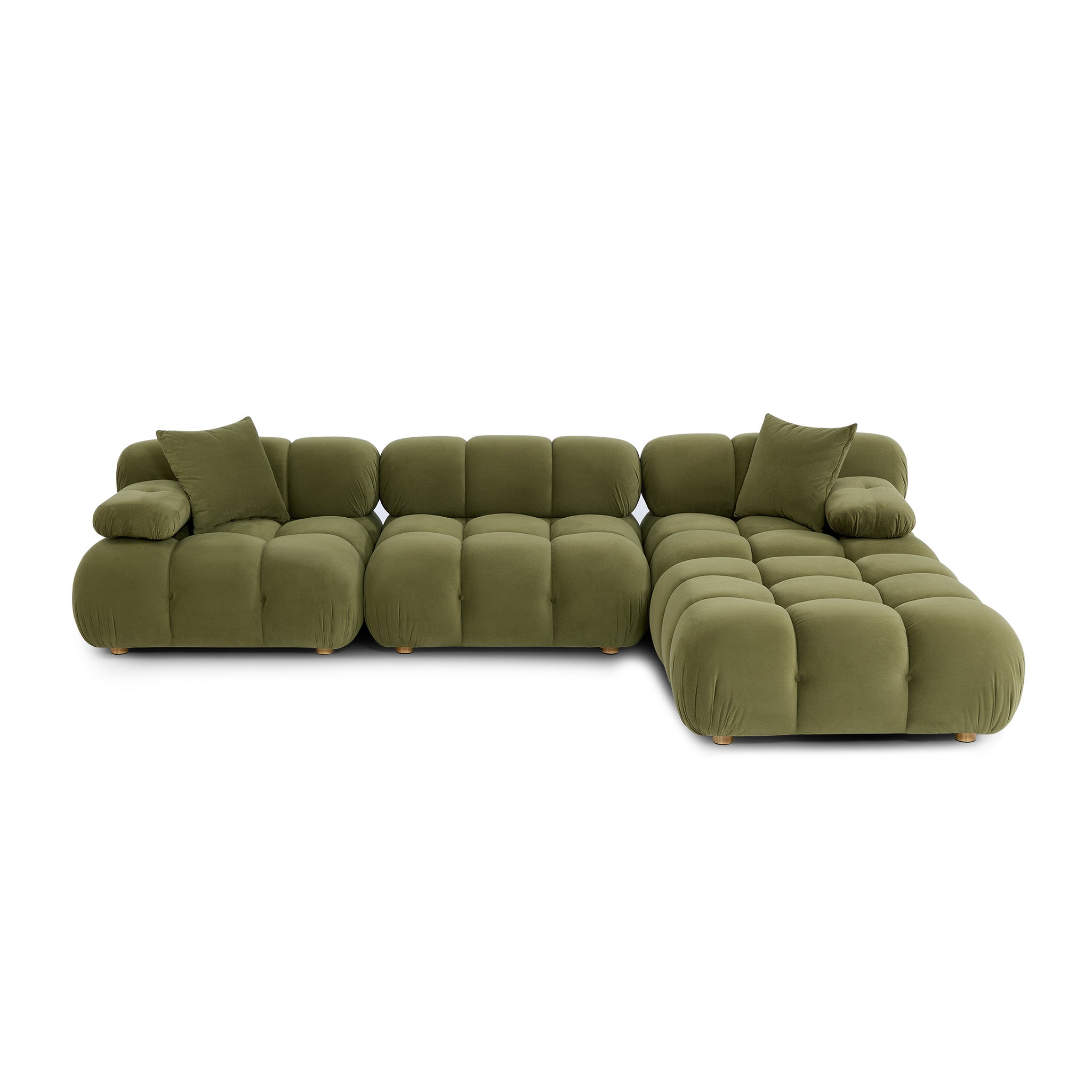 Calliope 4-Piece Modular Sectional - Performance Velvet