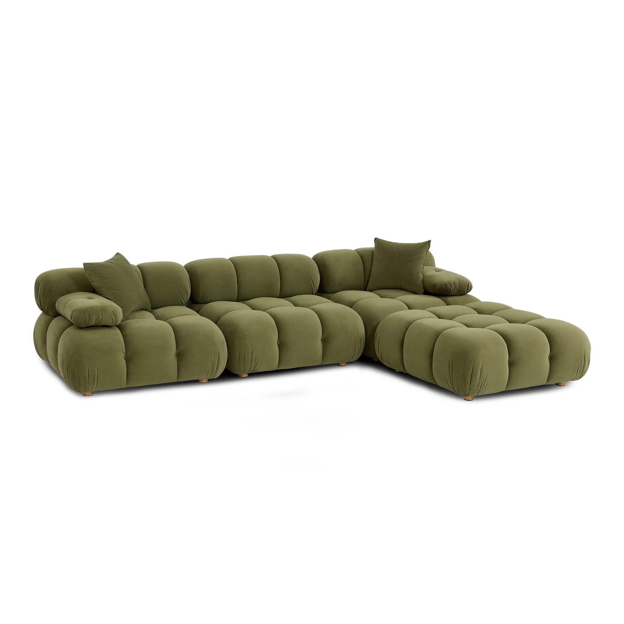 Calliope 4-Piece Modular Sectional - Performance Velvet