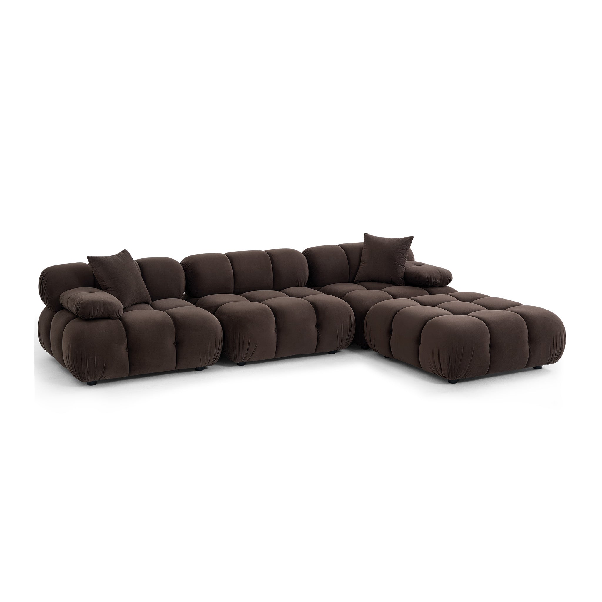 Calliope 4-Piece Modular Sectional - Performance Velvet