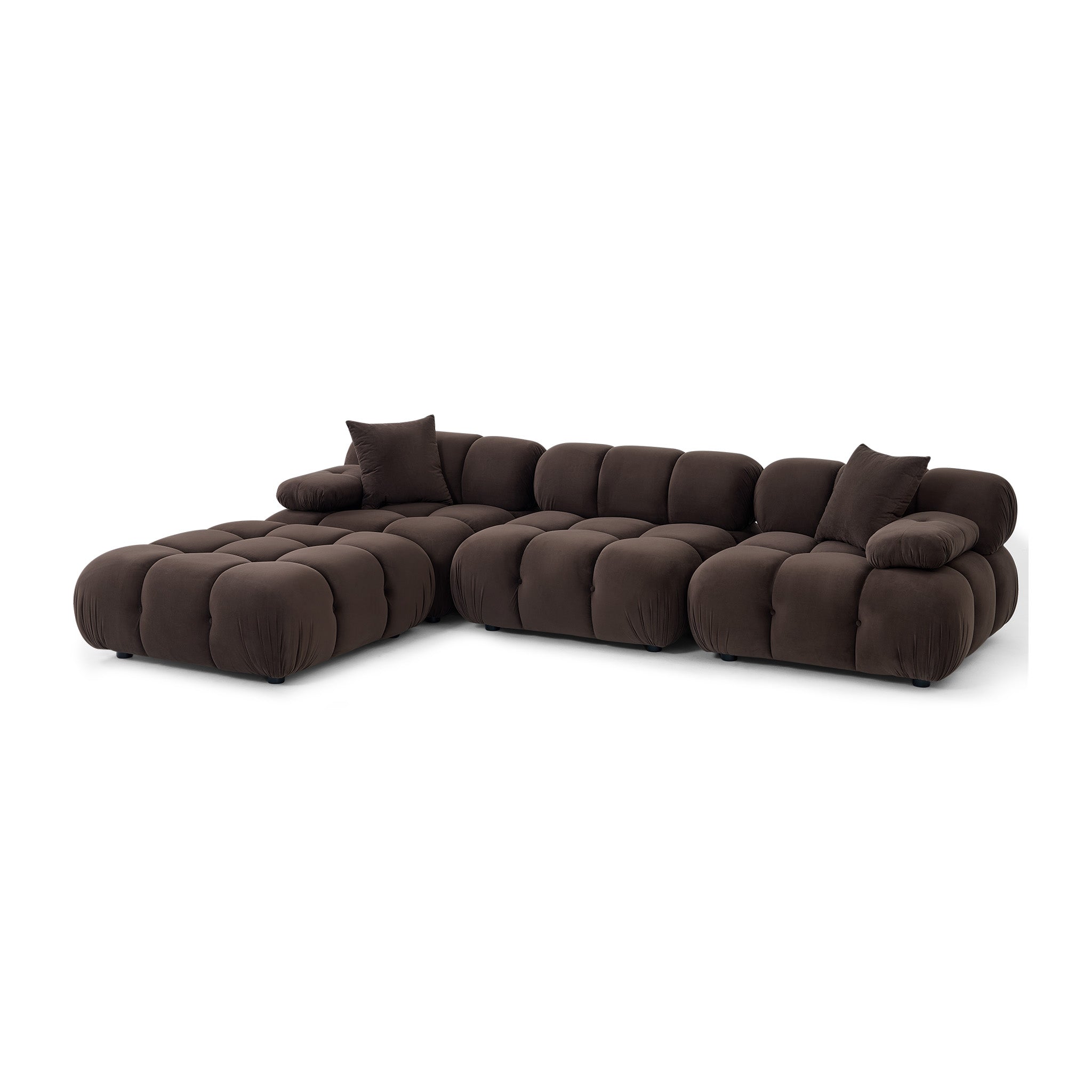 Calliope 4-Piece Modular Sectional - Performance Velvet