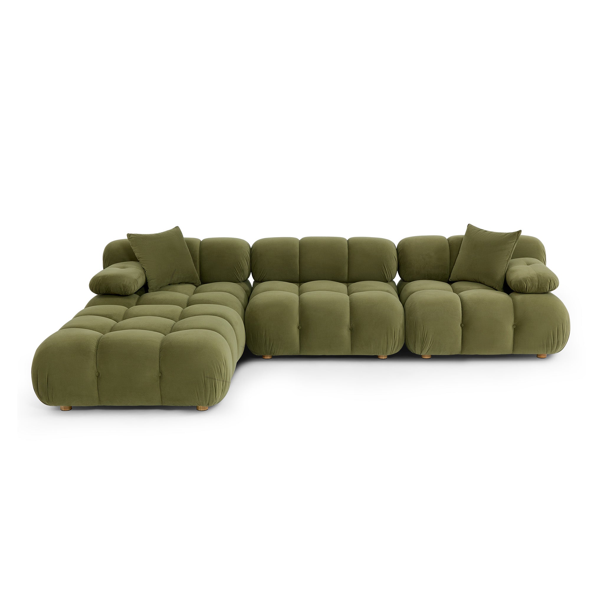 Calliope 4-Piece Modular Sectional - Performance Velvet