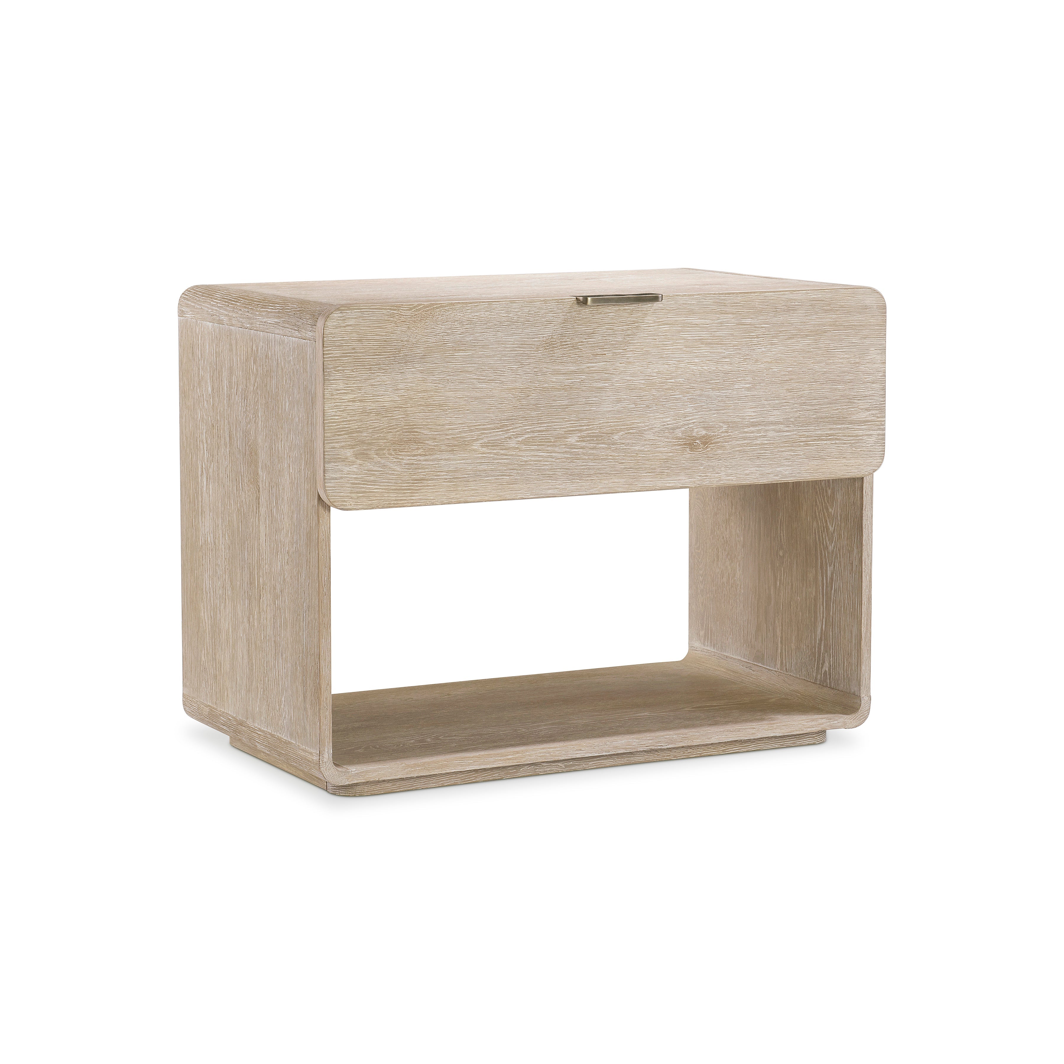 Antibes Nightstand with 1 Drawer - Roz Finish